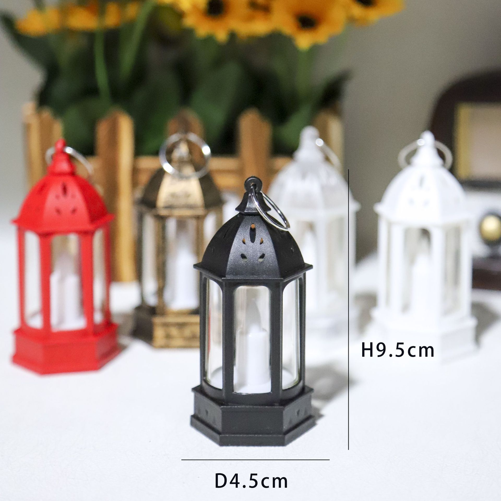 Silk Candle - Mini Kreatywna Lampka Atmosferyczna Świąteczna Retro