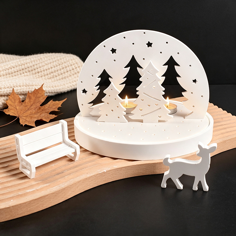Candle Making Kit - Formy silikonowe na świeczniki w kształcie
