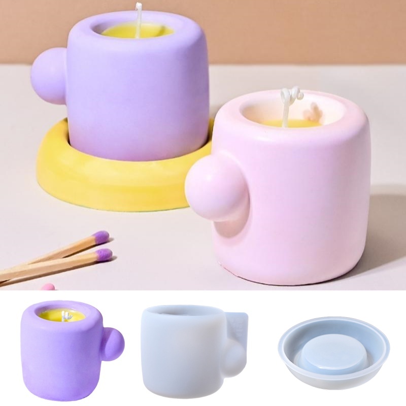 Kubek 3D z podkładką silikonow – Candle Containers recenzja i cena