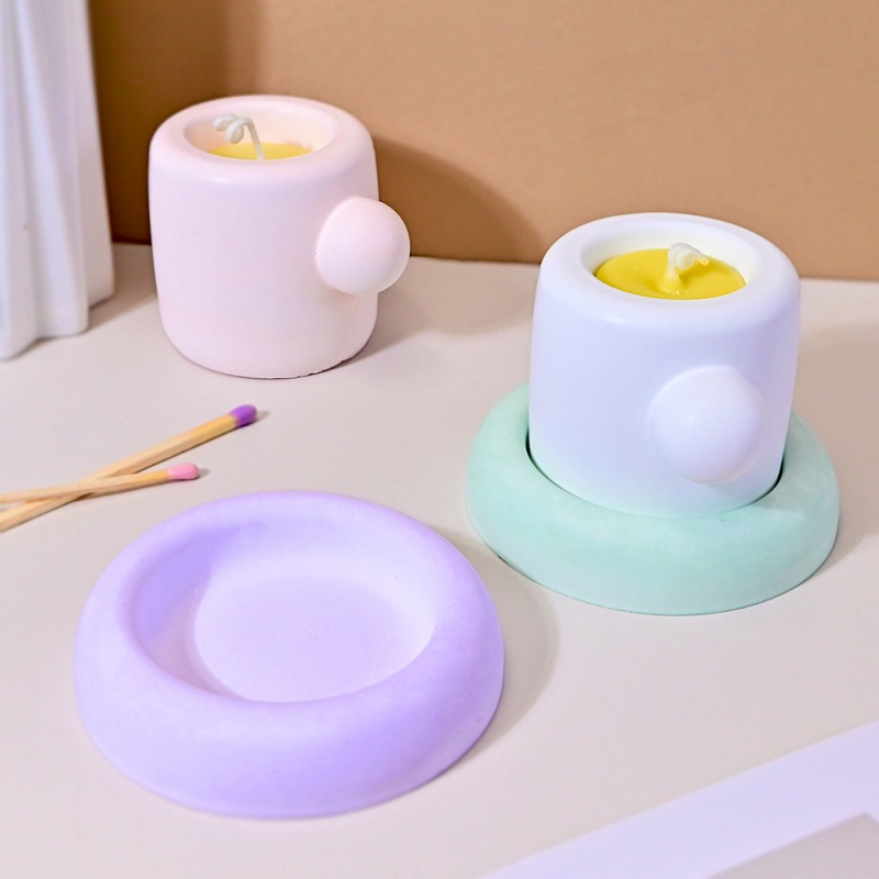 Kubek 3D z podkładką silikonow – Candle Containers recenzja i cena