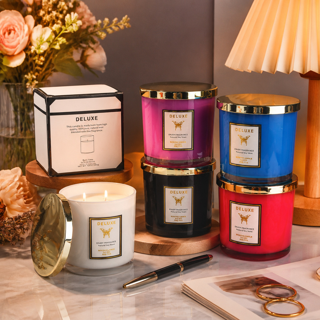 Świeca zapachowa w złotej szkl – Candle Fragrance recenzja i cena