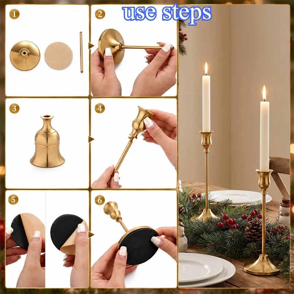 6 zestawów świeczników w stylu – Silk Candle recenzja i cena