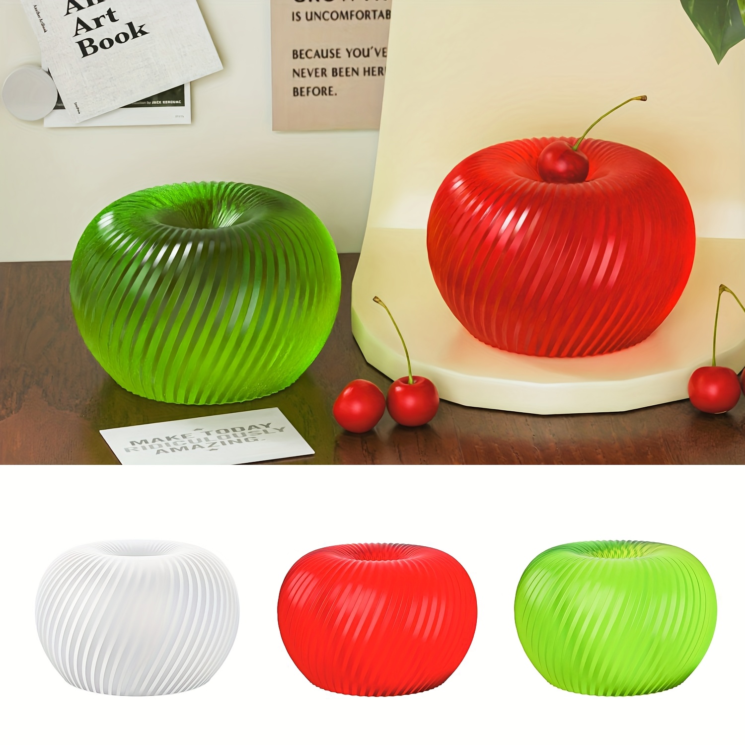 Modna, czerwona silikonowa for – Candle Molds recenzja i cena