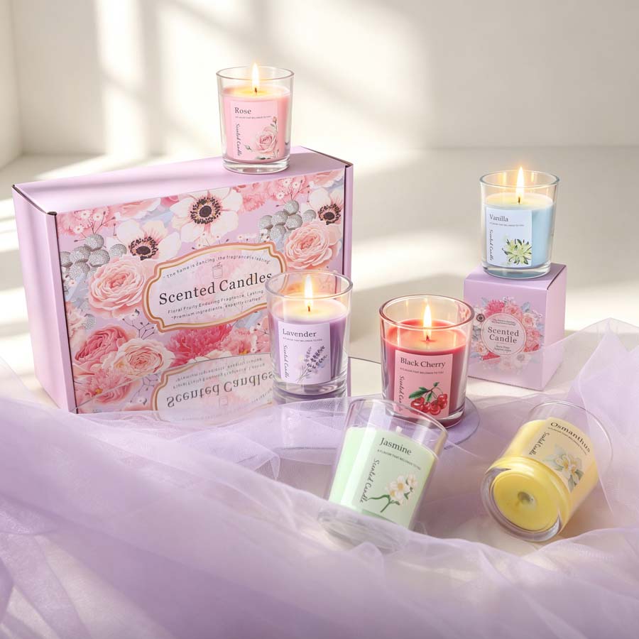 Zestaw prezentowy z aromaterap – Candle Fragrance recenzja i cena
